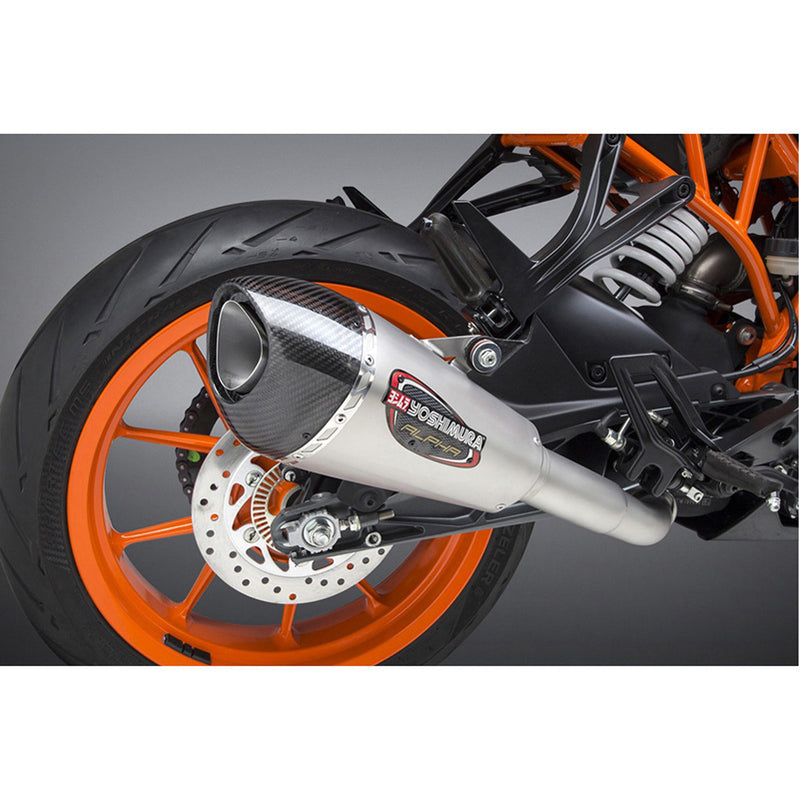 Yoshimura ALPHA-T WORKS SLIP-ON (SS-SS-CF) '17-'20 KTM RC390