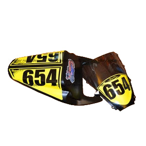 Trackday / Race Number Plates 4 Piece Kits Triumph 675