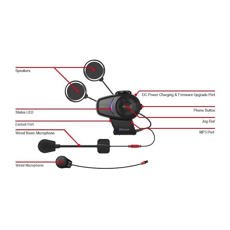 Sena 10S Bluetooth® Headset & Intercom System