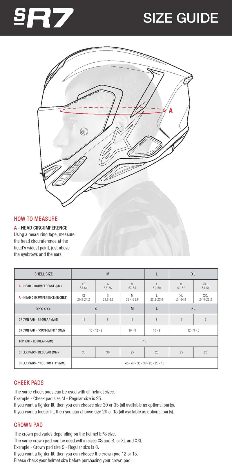 Alpinestars Supertech R7 Solid Helmet