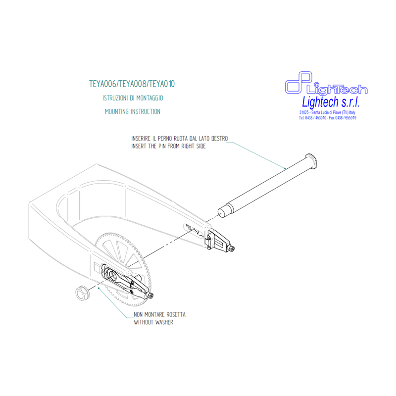 Lightech Chain Adjusters - '17-'23 Yamaha R6