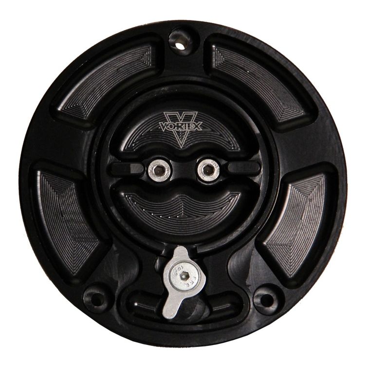 VORTEX Fuel Cap - Black -'97-'09 Suzuki GS//GSX/GSF/TL/GSXR  GC510K (SEE FITMENT BELOW)