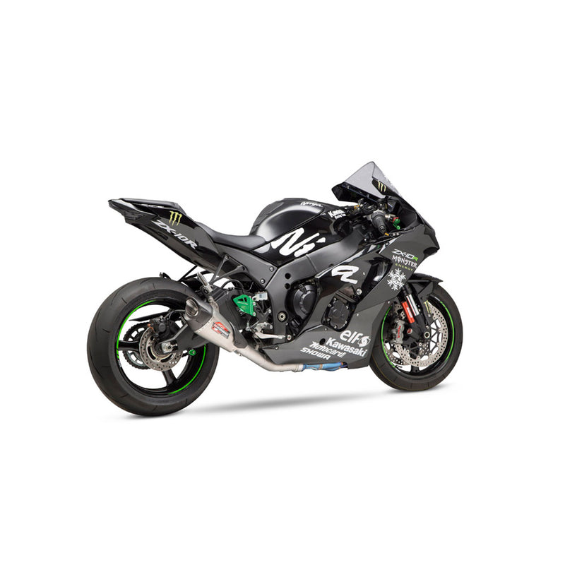 Yoshimura RACE AT2 3/4 SLIP-ON (SS/CF) '21-'24 Kawasaki ZX10R/RR