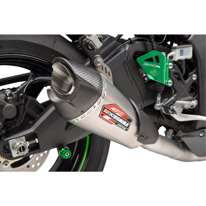 Yoshimura RACE AT2 3/4 SLIP-ON (SS/CF) '21-'24 Kawasaki ZX10R/RR