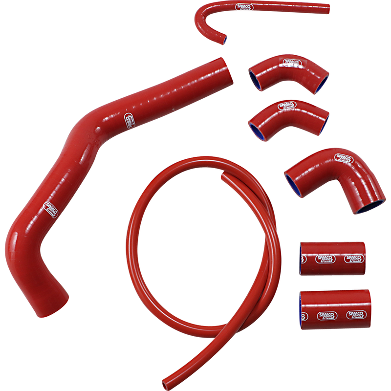 SAMCO SPORT Radiator Hose Kit - Red - '18-'23 Ducati Panigale V4/R/S/SP/SP2 - DUC-32RD (SEE FITMENT BELOW)