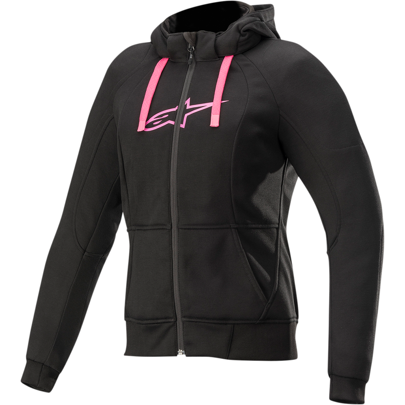 Chaqueta deportiva con capucha para mujer ALPINESTARS - Negro/Rosa - XL 4210920-1039-XL