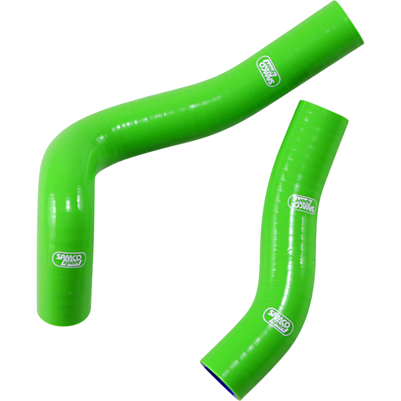 Kit de mangueras de radiador SAMCO SPORT - Verde - Kawasaki Ninja 400 '18-'23 - KAW-91GN