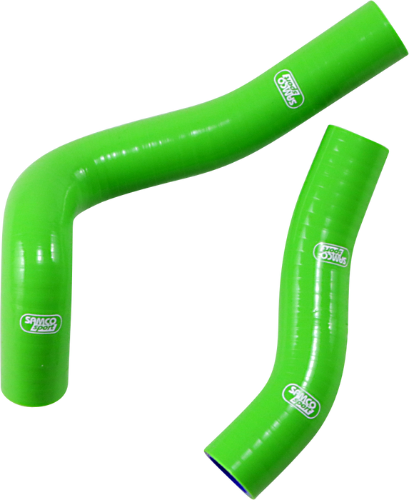 SAMCO SPORT Radiator Hose Kit - Green -'18-'23 Kawasaki Ninja 400 - KAW-91GN