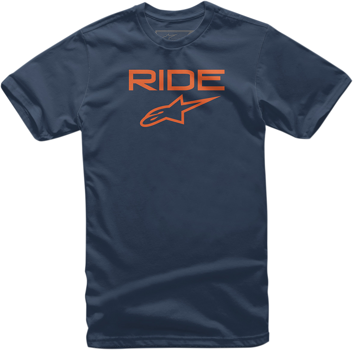 ALPINESTARS Ride 2.0 T-Shirt - Navy/Orange - Medium 103872000-7032M