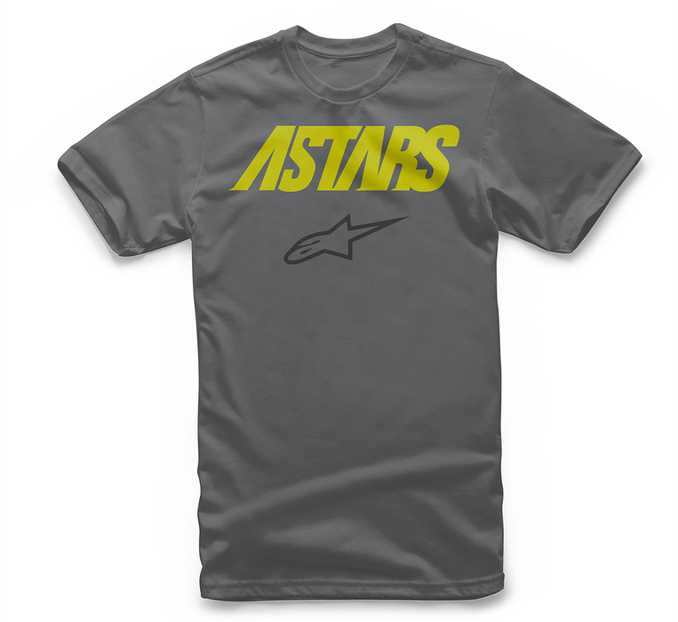 ALPINESTARS Angle Combo T-Shirt - Charcoal/Fluo Yellow - Large 1119-72000-18-L