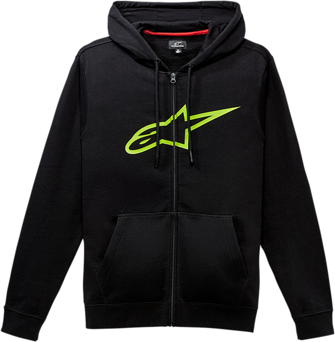 ALPINESTARS Ageless 2 Zip Hoodie - Black/Green - Large 1038530521060L