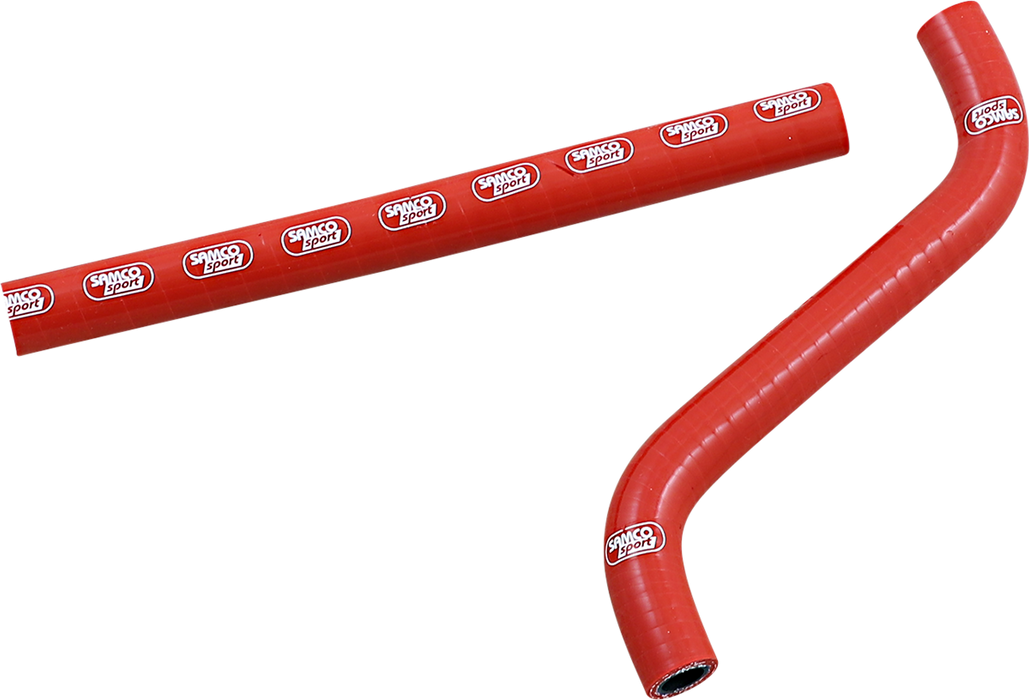 SAMCO SPORT Oil Cooler Hose Kit - Red - '16-'23 Aprilia RSVR/RR/RF (APR-14=RD)