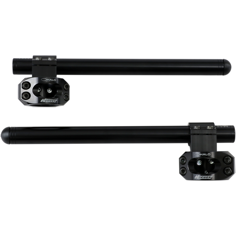 DRIVEN RACING Handlebar - Clip-On - Halo - 37 mm - Black DHCLOR37BK