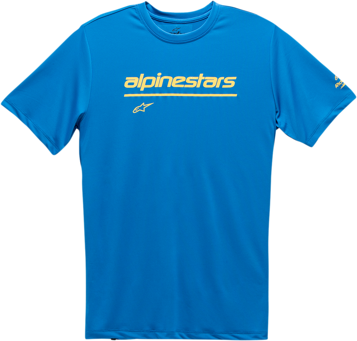 ALPINESTARS Tech Line Up Performance T-Shirt - Bright Blue - Medium 121173800760M