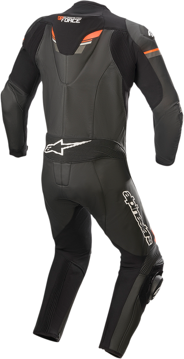 ALPINESTARS GP Force Chaser 1-Piece Leather Suit - Black/Red Fluorescent