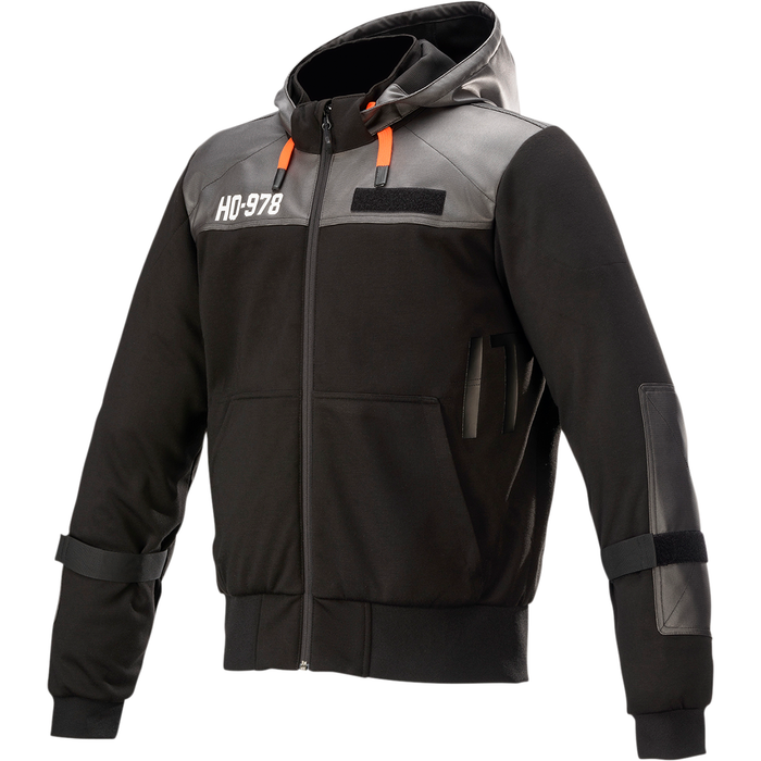 Sudadera con capucha Shotaro de ALPINESTARS, negra, talla grande 4207421-10-L