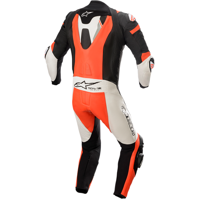 Traje de una pieza ALPINESTARS Missile Ignition v2 - Negro/blanco/rojo fluorescente