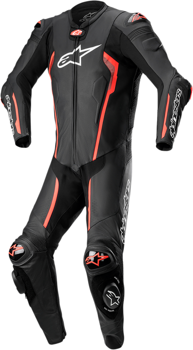 ALPINESTARS Missile v2 1-Piece Suit - Black/Red Fluorescent