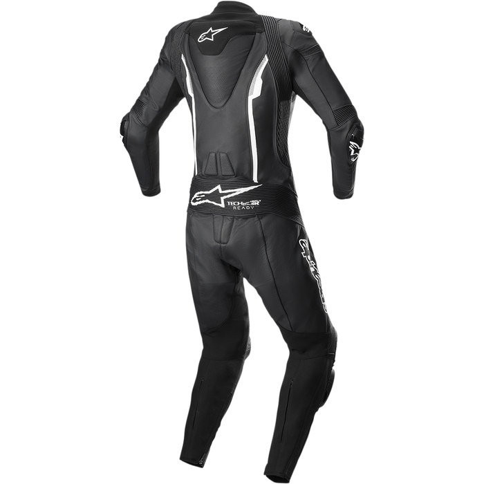 Traje de una pieza Stella Missile de ALPINESTARS, negro y blanco