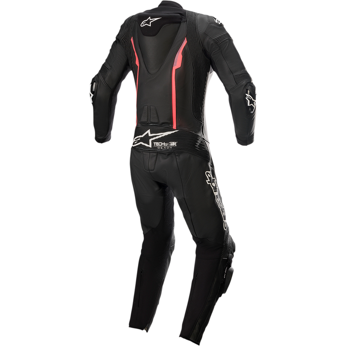 Traje de una pieza Stella Missile de ALPINESTARS: negro y rosa