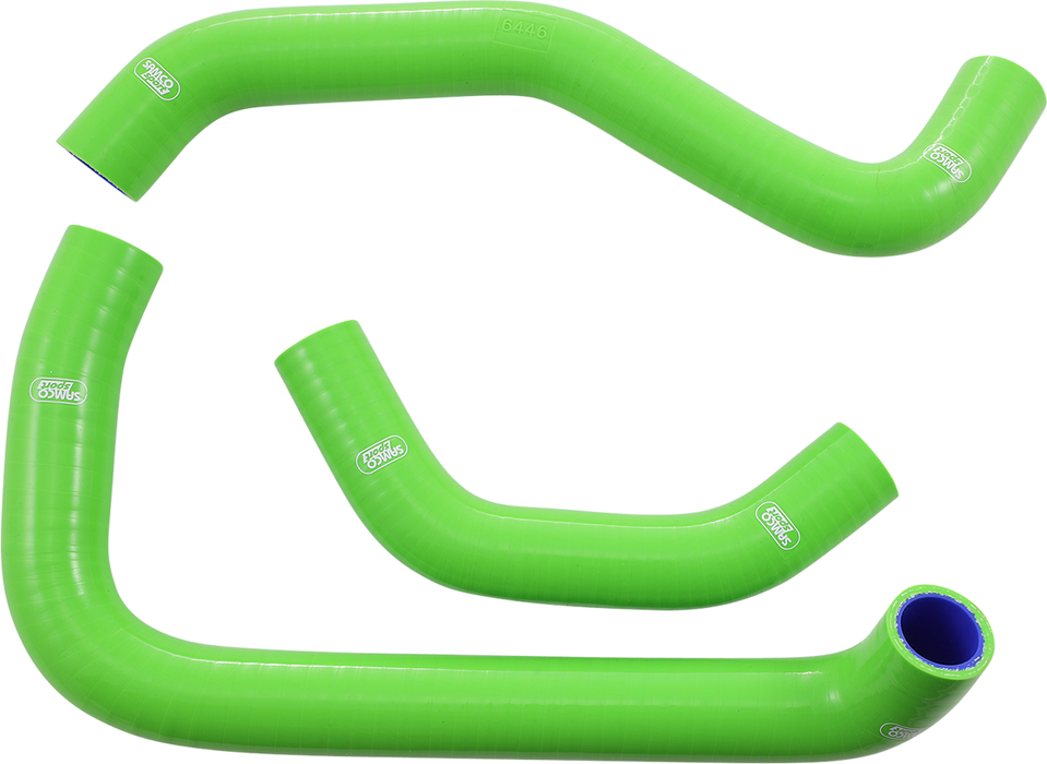 SAMCO SPORT Radiator Hose Kit (RACE)- Green - '21-'23 Kawasaki ZX10R/RR -(KAW-101-GN)