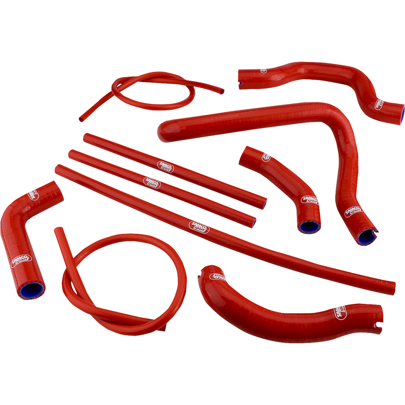SAMCO SPORT Radiator Hose Kit - Red -'21-'23 Ducati Monster 937 - (DUC35-RD)
