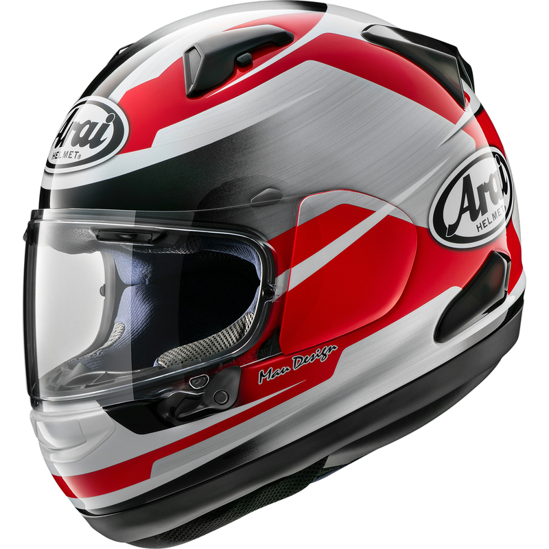 Casco ARAI HELMETS Quantum-X - Acero - Rojo -