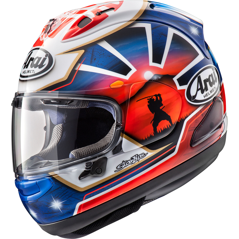 ARAI HELMETS Corsair-X Helmet - Dani Samurai-2 - Blue-