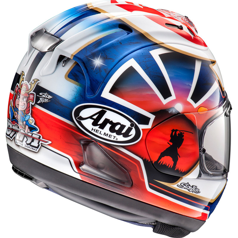 ARAI HELMETS Corsair-X Helmet - Dani Samurai-2 - Blue-