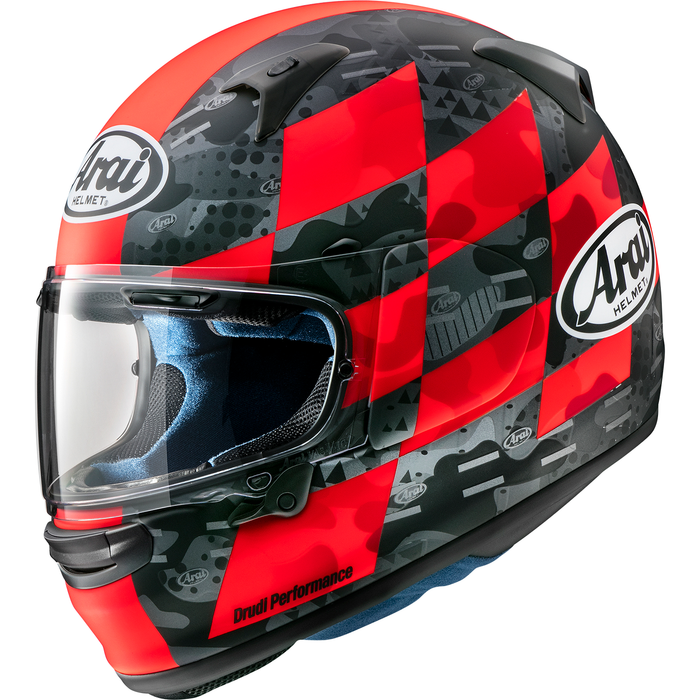 Casco ARAI Regent-X - Parche - Escarcha roja -