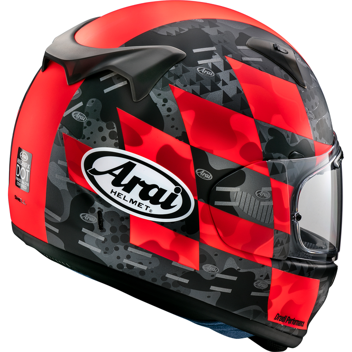 Casco ARAI Regent-X - Parche - Escarcha roja -