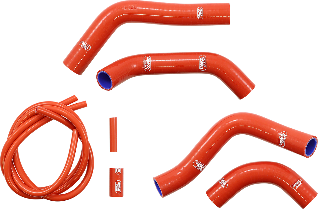 SAMCO SPORT Radiator Hose Kit - Red -'21-'22 Honda CBR1000RR-R Fireblade SP - (HON-125RED)