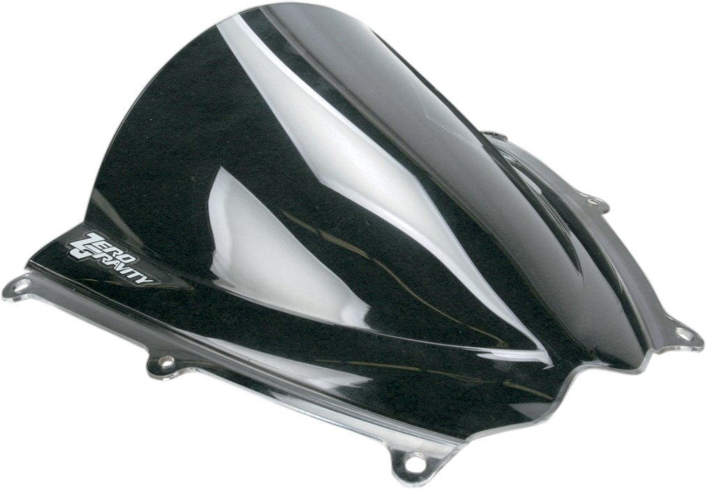 ZERO GRAVITY Double Bubble Windscreen - Clear -'07-'08 Suzuki GSXR 1000