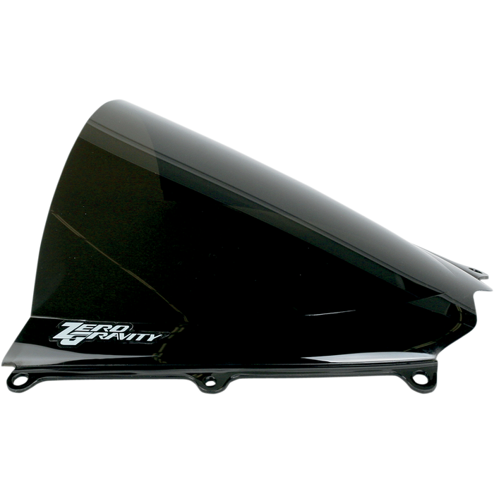 ZERO GRAVITY Double Bubble Windscreen - Dark Smoke '07-'08 Suzuki GSXR 1000