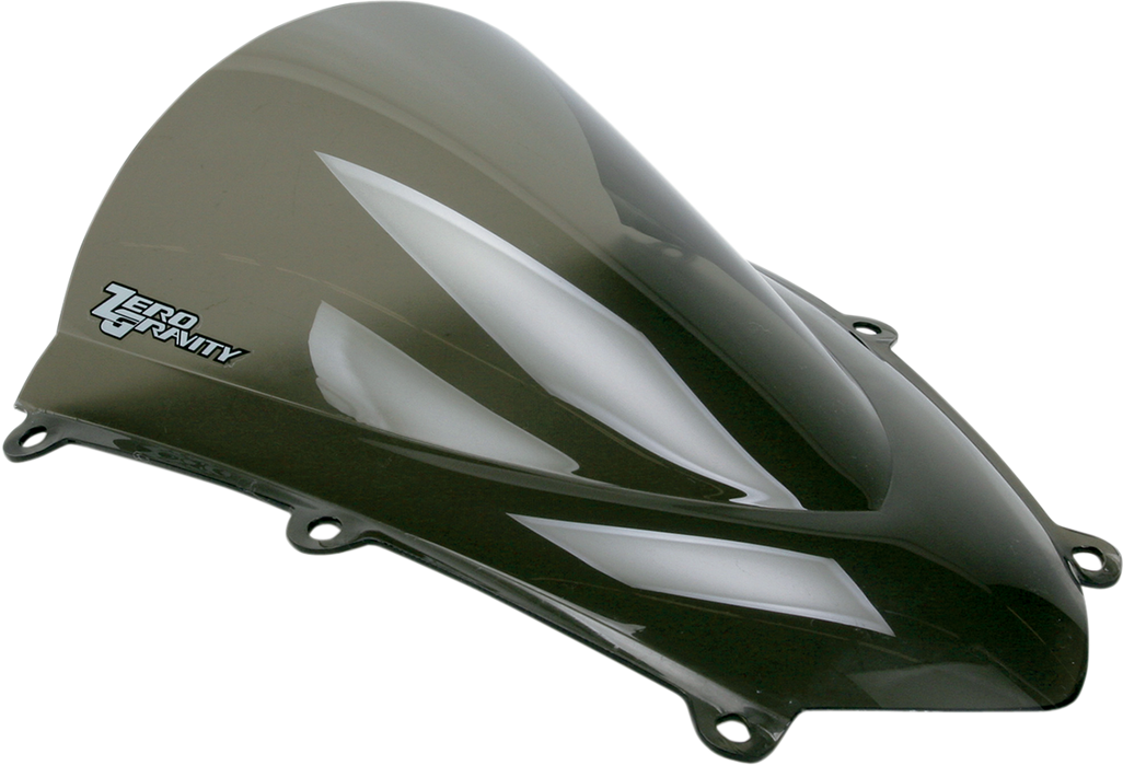 ZERO GRAVITY Double Bubble Windscreen - Smoke - Honda CBR600RR  '07-'12