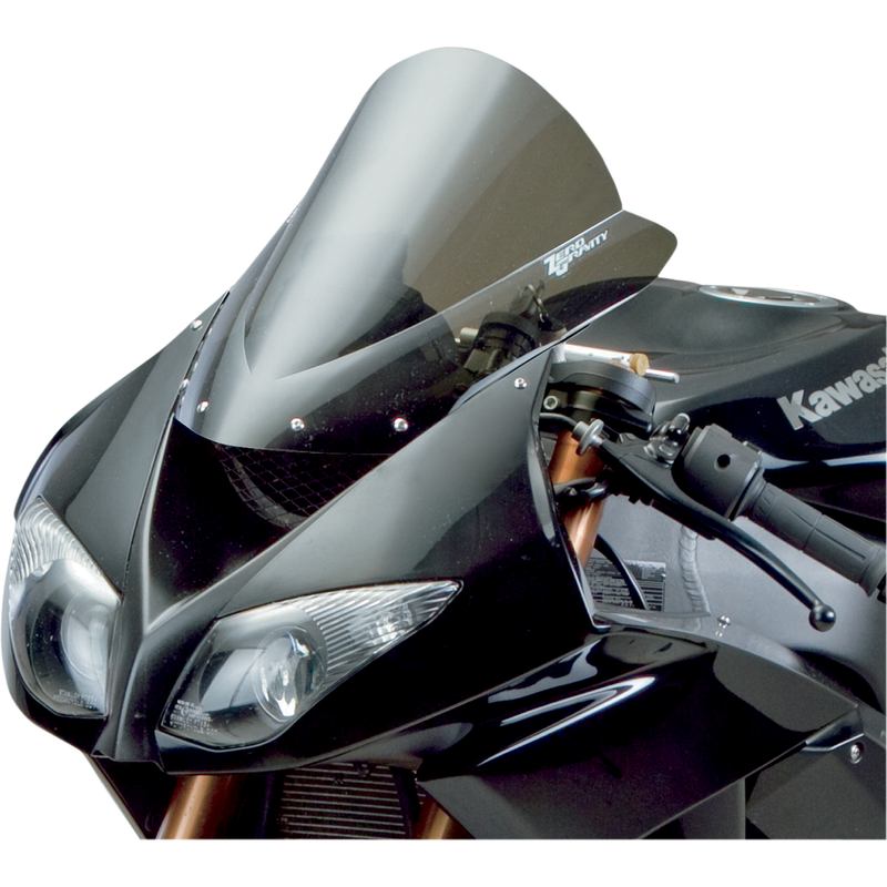 Parabrisas de doble burbuja ZERO GRAVITY - Ahumado claro - Kawasaki ZX-6R / ZX636 '09-'18 / ZX-10R '08-'10