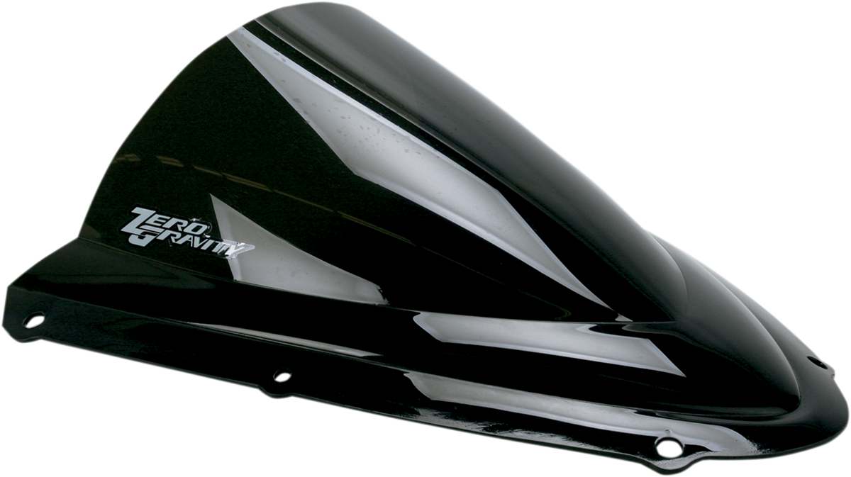 ZERO GRAVITY Double Bubble Windscreen - Dark Smoke - Suzuki GSXR 600 / 750 '08-'10