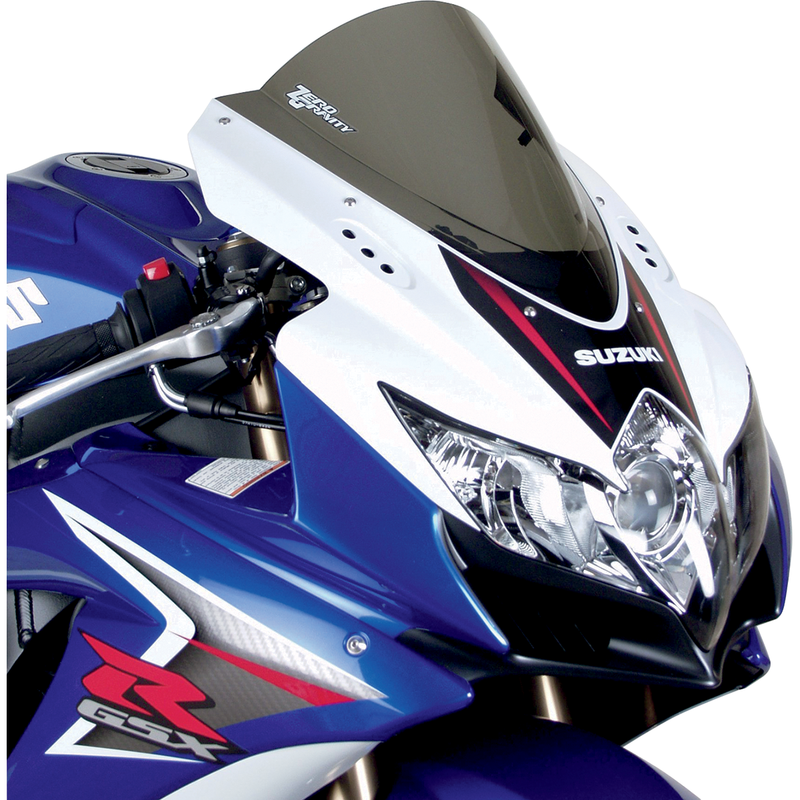 Parabrisas de doble burbuja ZERO GRAVITY - Ahumado claro - Suzuki GSXR 600 / 750 '08-'10