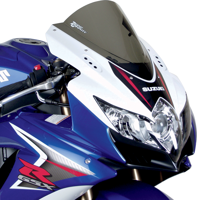 ZERO GRAVITY Double Bubble Windscreen - Light Smoke - Suzuki GSXR 600 / 750 '08-'10