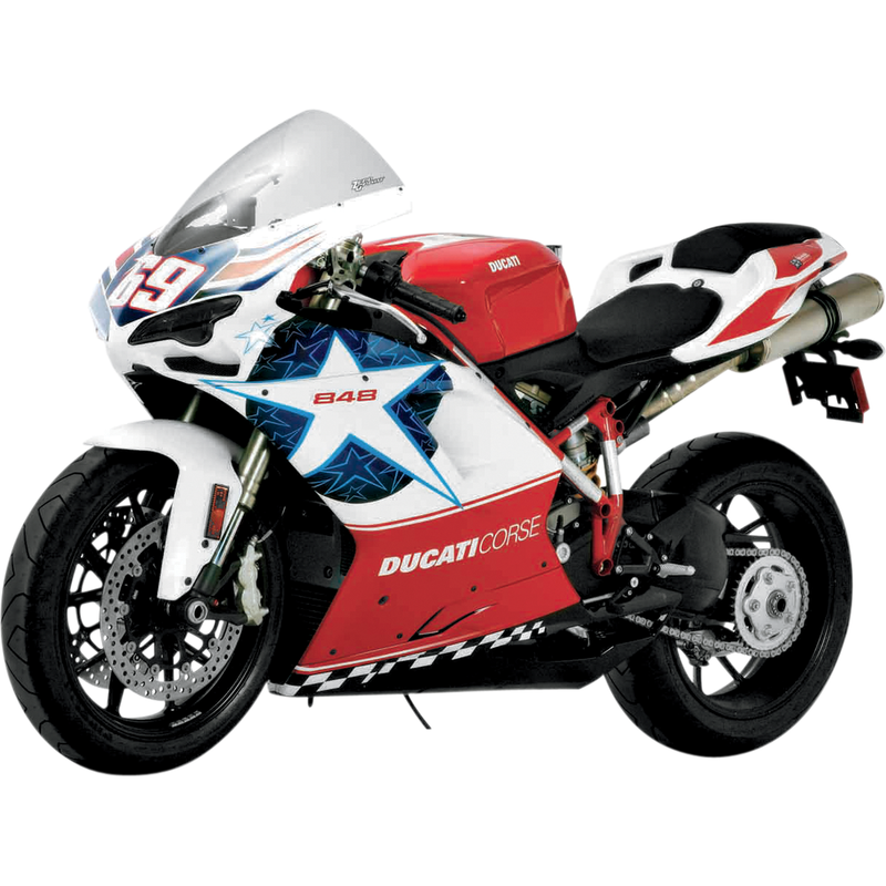 ZERO GRAVITY Corsa Windscreen - Clear - Ducati 848 / 1098 / 1198  '08-'13