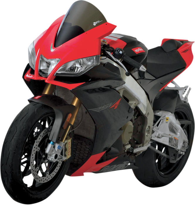 ZERO GRAVITY Corsa Windscreen - Smoke - Aprilia RSV4 '09-'14