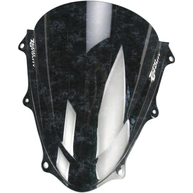 ZERO GRAVITY Double Bubble Windscreen - Clear -'11-'24 Suzuki GSXR 600 / 750