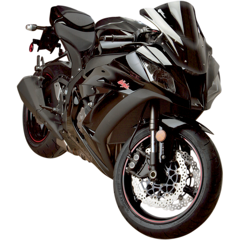 ZERO GRAVITY Double Bubble Windscreen - Clear - Kawasaki ZX-10R '11-'15