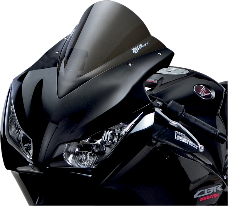 ZERO GRAVITY Double Bubble Windscreen - Smoke - Honda CBR 1000RR / SP / Fireblade '12-'16