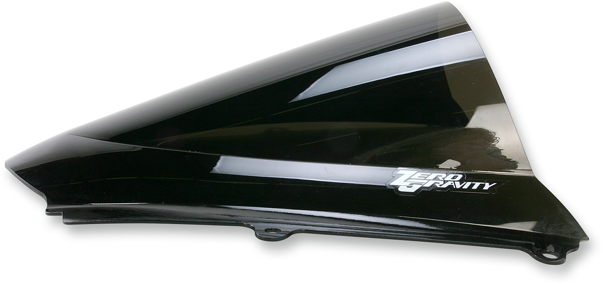 ZERO GRAVITY Double Bubble Windscreen - Dark Smoke - Triumph Daytona 675/R '13-'19 /  Daytona 765 '20-'22