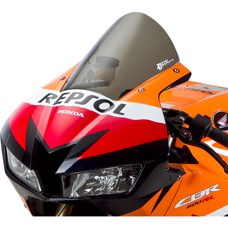 ZERO GRAVITY Corsa Windscreen - Smoke -  Honda CBR600RR  '13-'24
