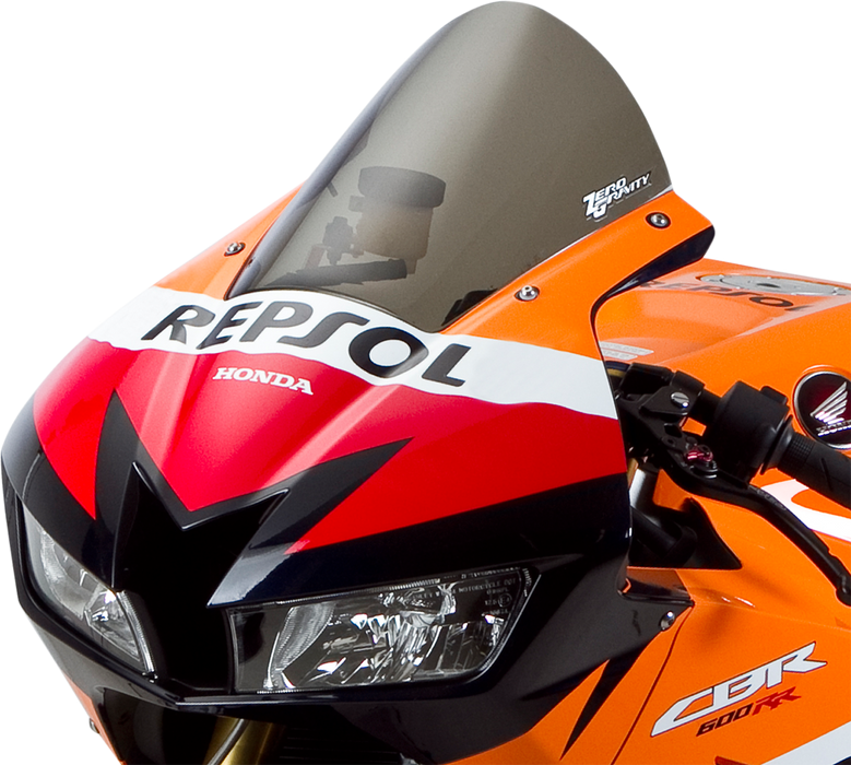 ZERO GRAVITY Corsa Windscreen - Smoke -  Honda CBR600RR  '13-'24