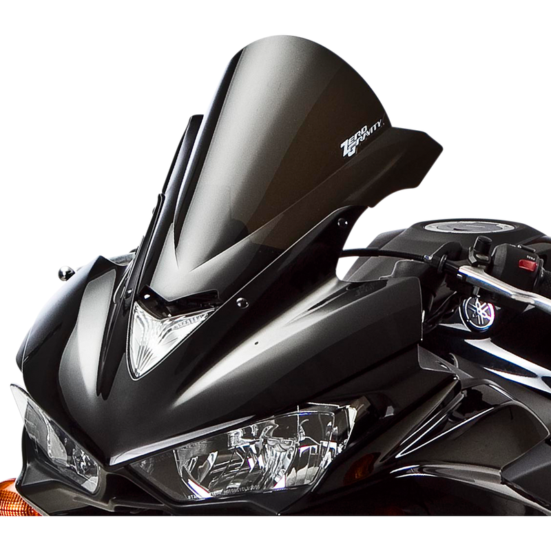 Parabrisas de doble burbuja ZERO GRAVITY - Ahumado oscuro - Yamaha YZF-R3 / R25 '15-'18