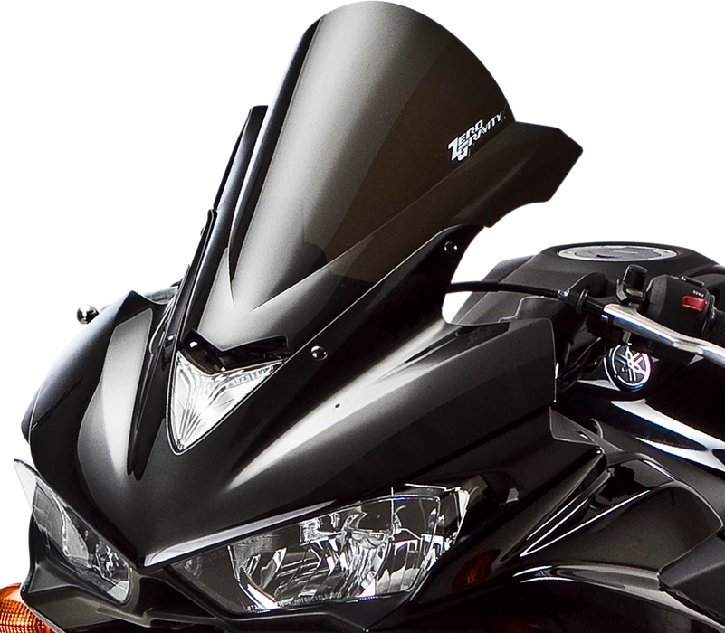 ZERO GRAVITY Double Bubble Windscreen - Dark Smoke - Yamaha YZF-R3 / R25 '15-'18