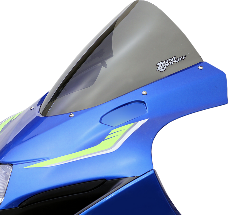 ZERO GRAVITY Corsa Windscreen - Smoke -'17-'24 Suzuki GSXR1000